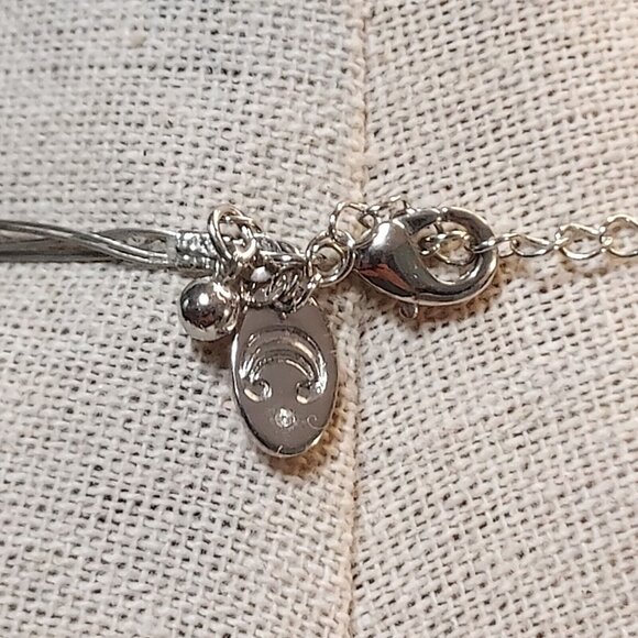 Charming Charlie Triple Strand Costume Purple Hematite Amethysts Necklace - Picture 3 of 6